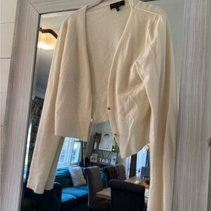 Michael Stars Elegant Cream Cardigan Sweater